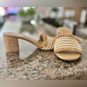 J Crew raffia sandals